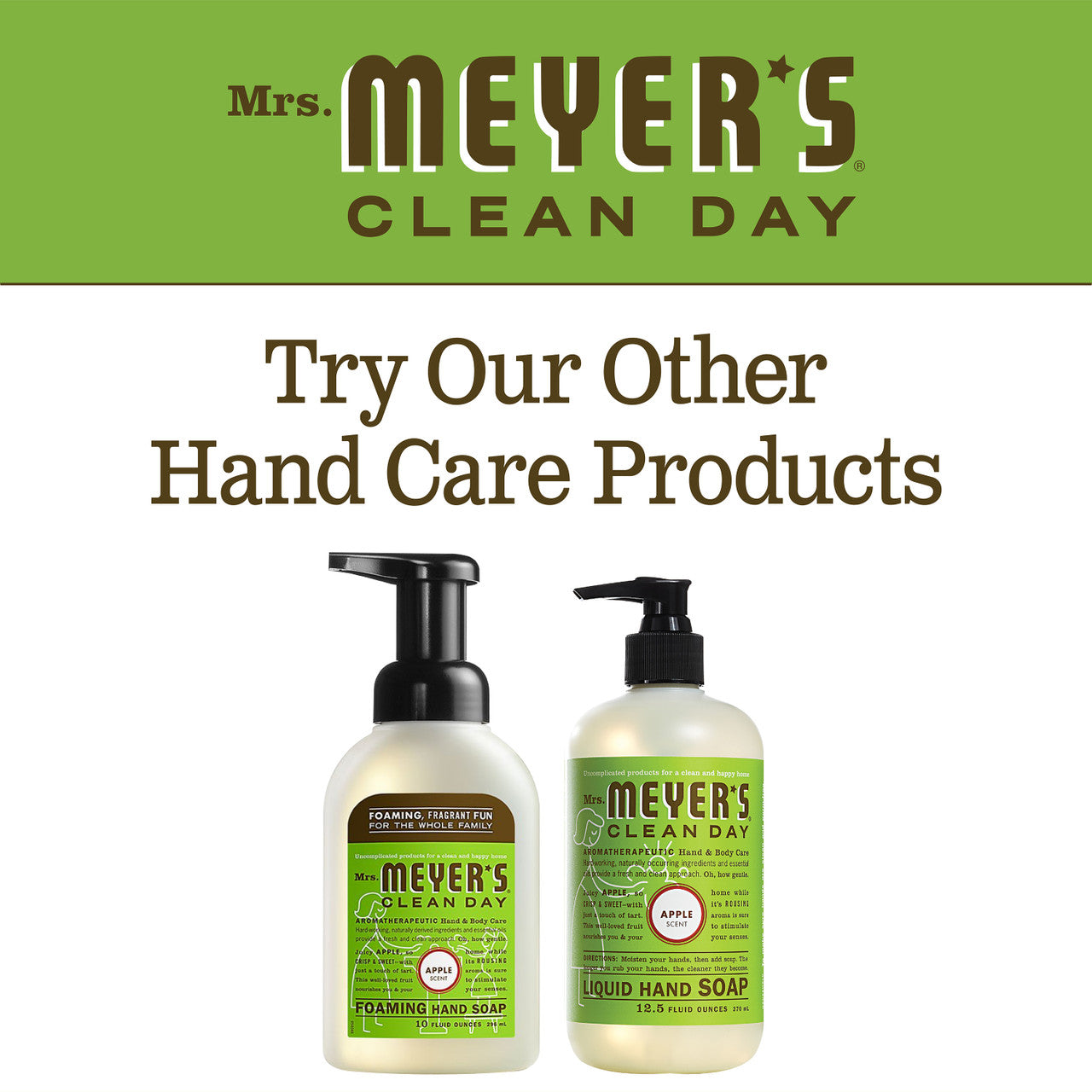 Mrs Meyers Liquid Hand Soap Apple (6x12.5OZ )-6