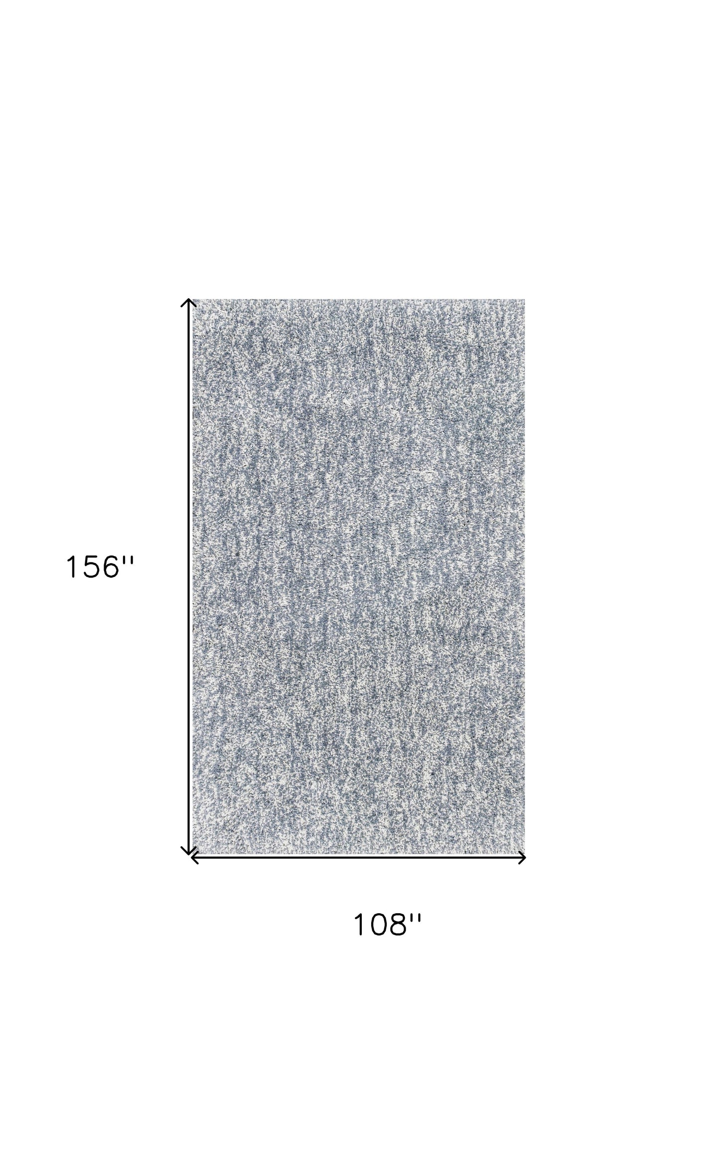 9' X 13' Slate Blue And Ivory Abstract Hand Woven Area Rug-2