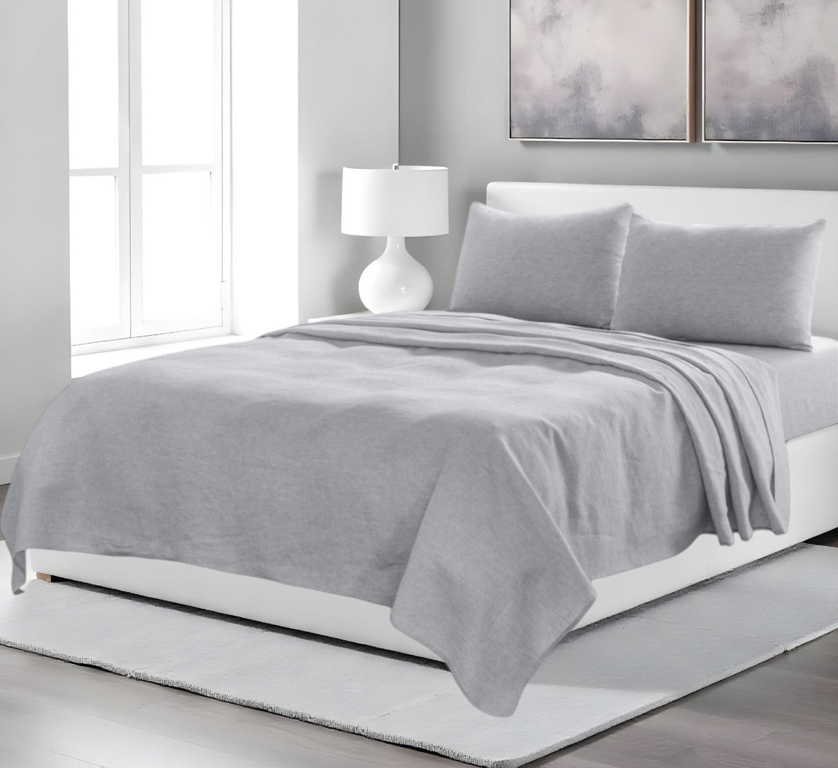 Four Piece Cloud Linen Sheet Set