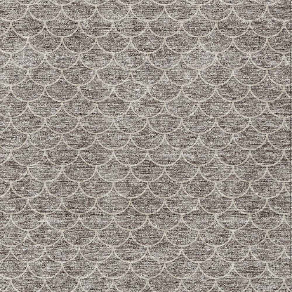 3' X 5' Taupe And Beige Geometric Washable Indoor Outdoor Area Rug-4