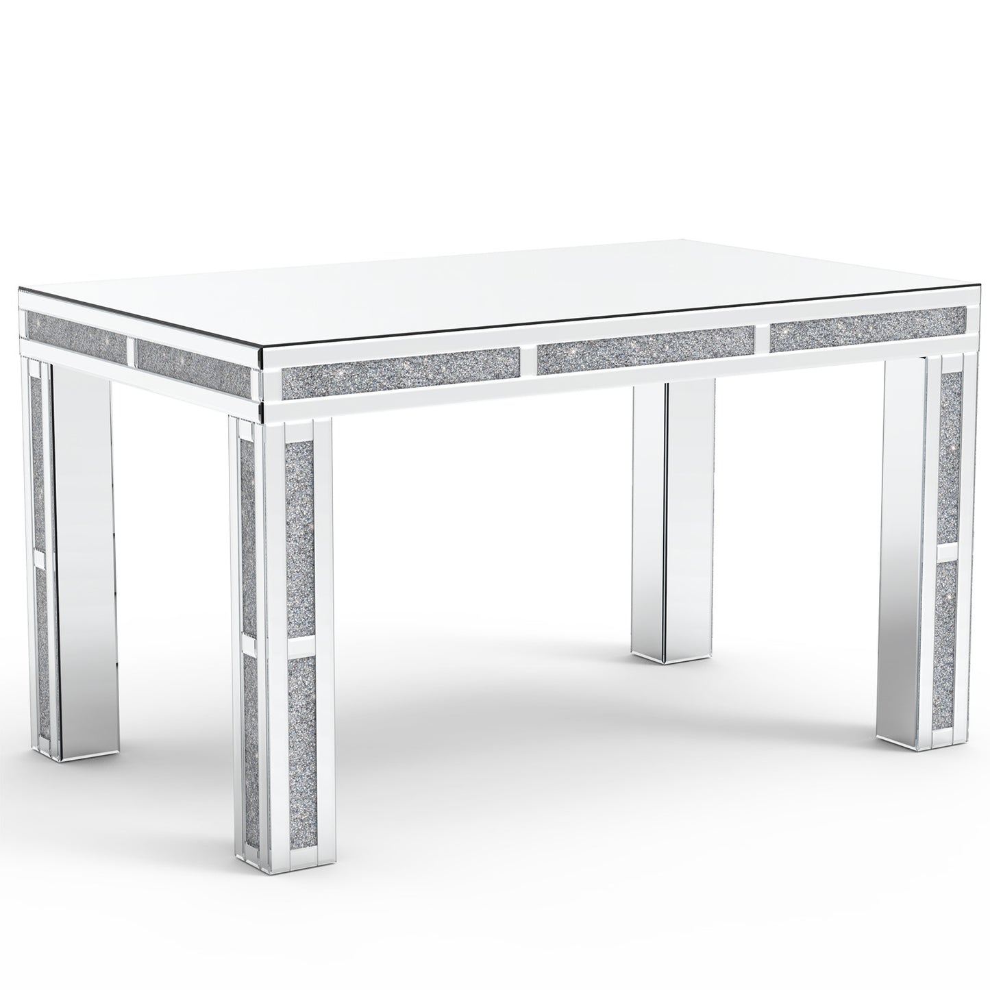 31" Silver Wood Dining Table-1