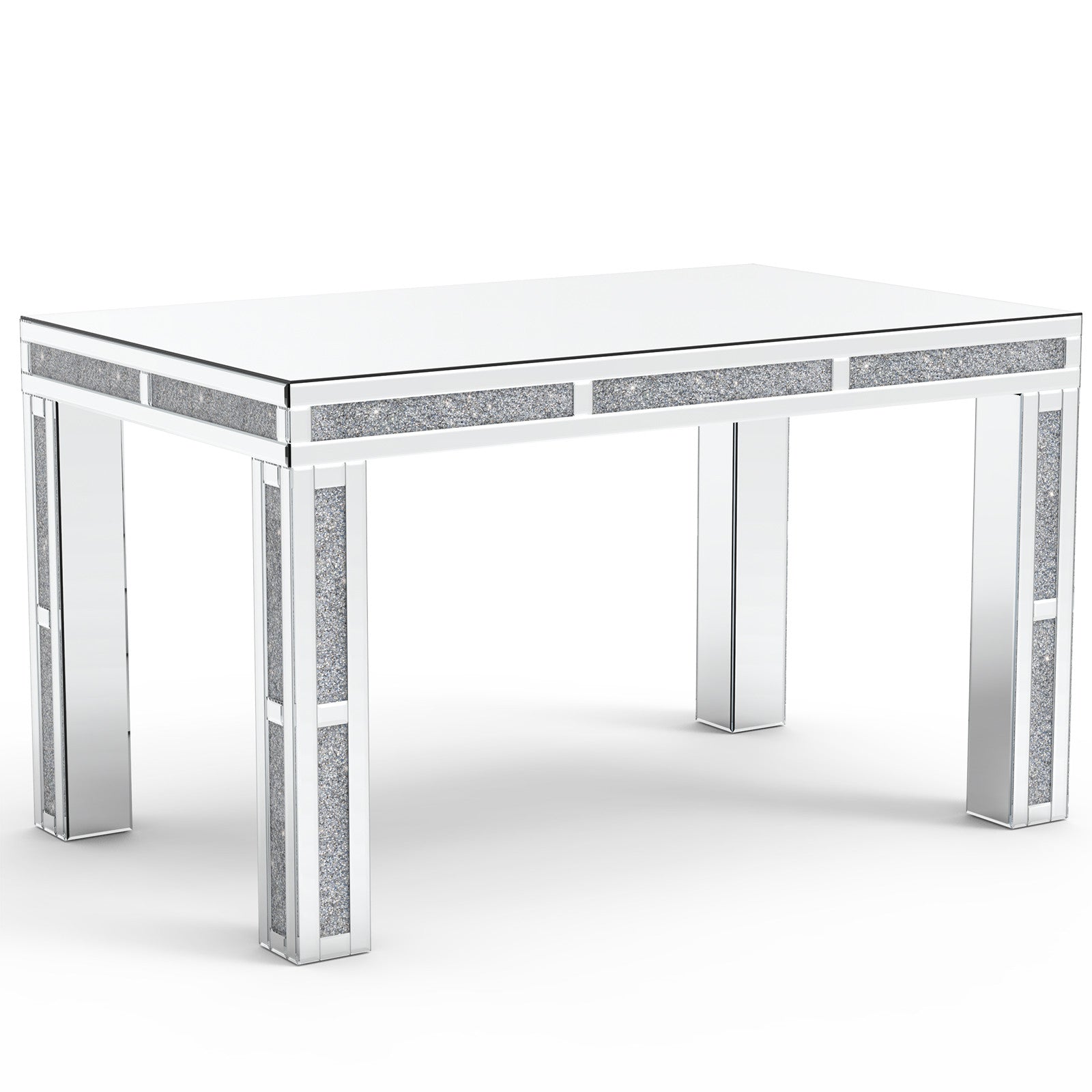 31" Silver Wood Dining Table-1