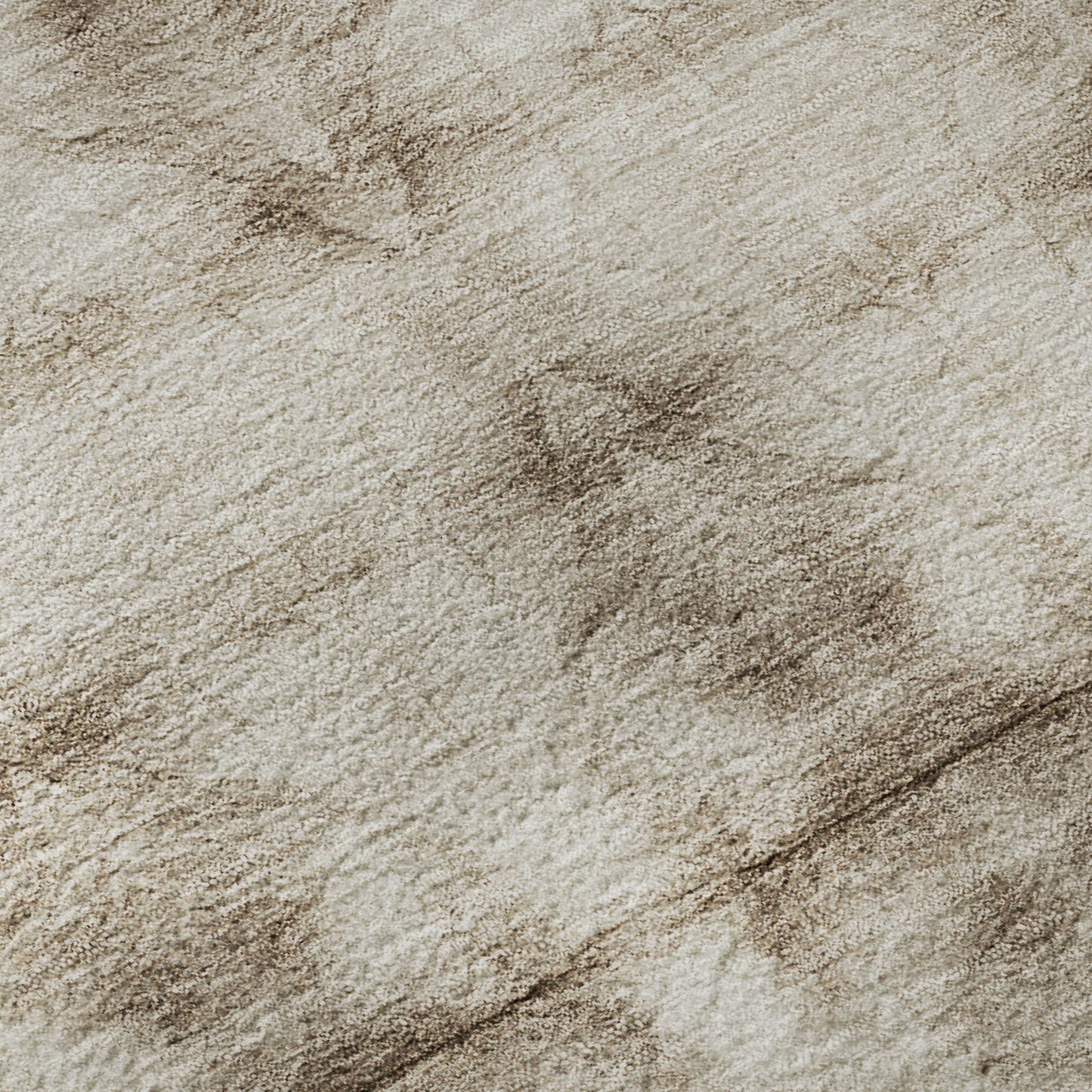 10' X 14' Beige And Taupe Geometric Washable Area Rug With UV Protection