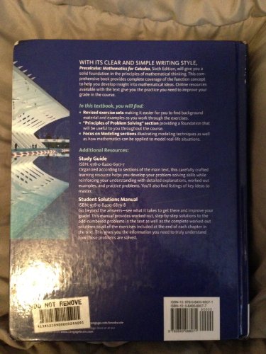 Precalculus: Mathematics for Calculus, 6th Edition
