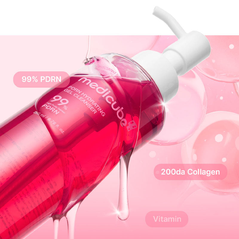 Gel nettoyant hydratant Medicube PDRN 200 ml