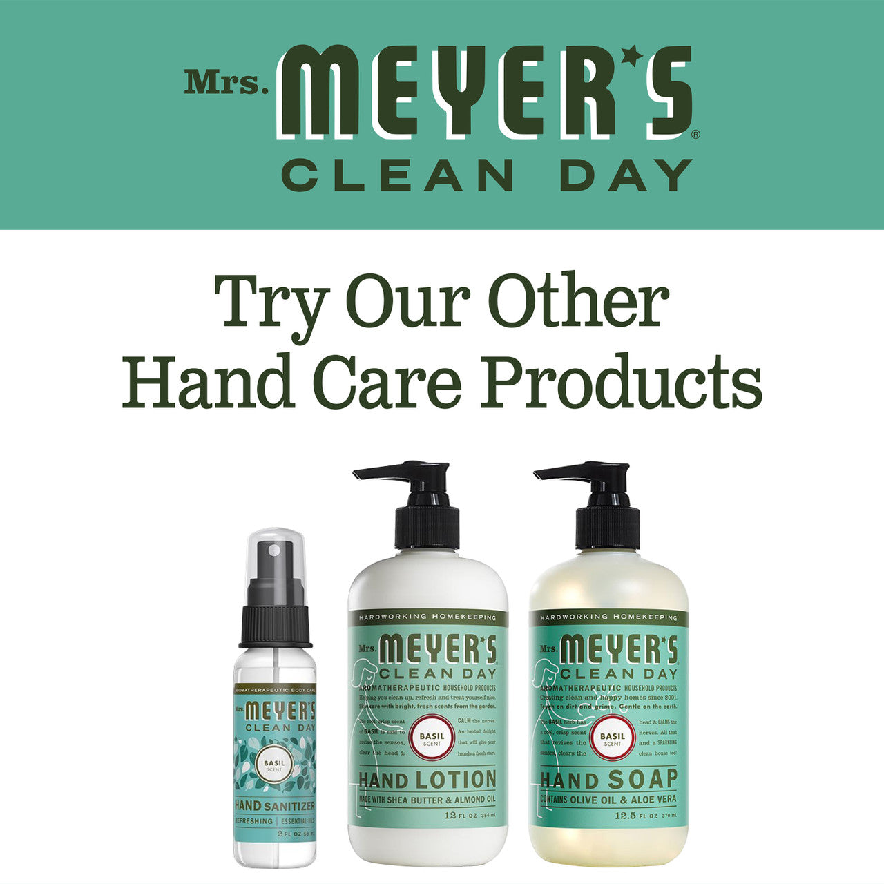 Recharges de savon liquide pour les mains Mrs Meyers (6 x 940 ml)