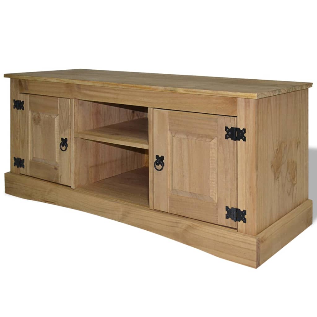 NNEVL TV Cabinet Mexican Pine Corona Range 120x40x52 cm
