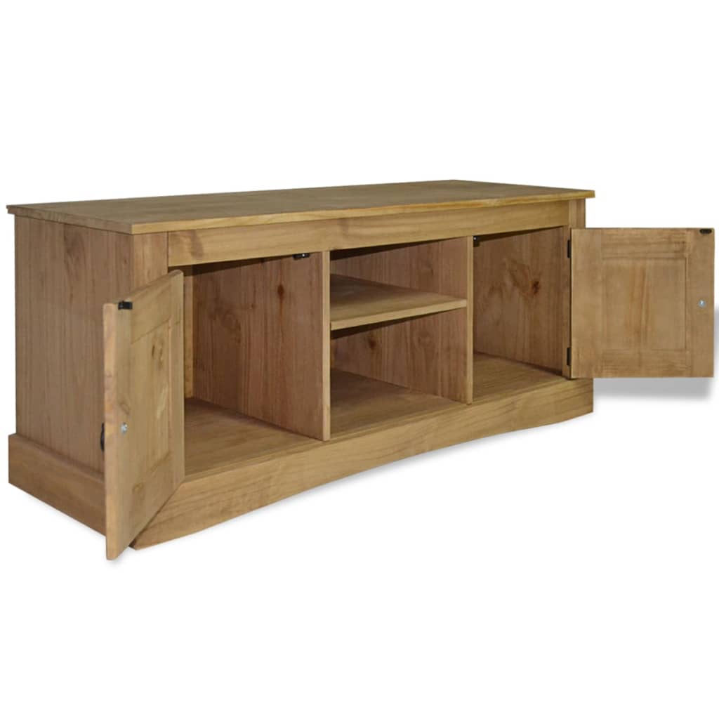 NNEVL TV Cabinet Mexican Pine Corona Range 120x40x52 cm