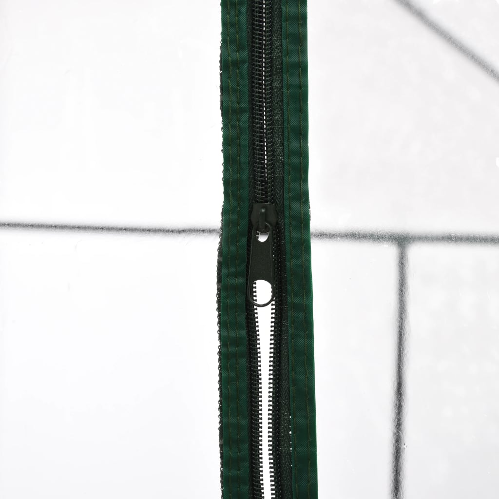 NNEVL Greenhouse with 8 Shelves 143x143x195 cm