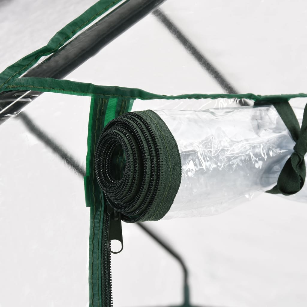 NNEVL Greenhouse with 8 Shelves 143x143x195 cm