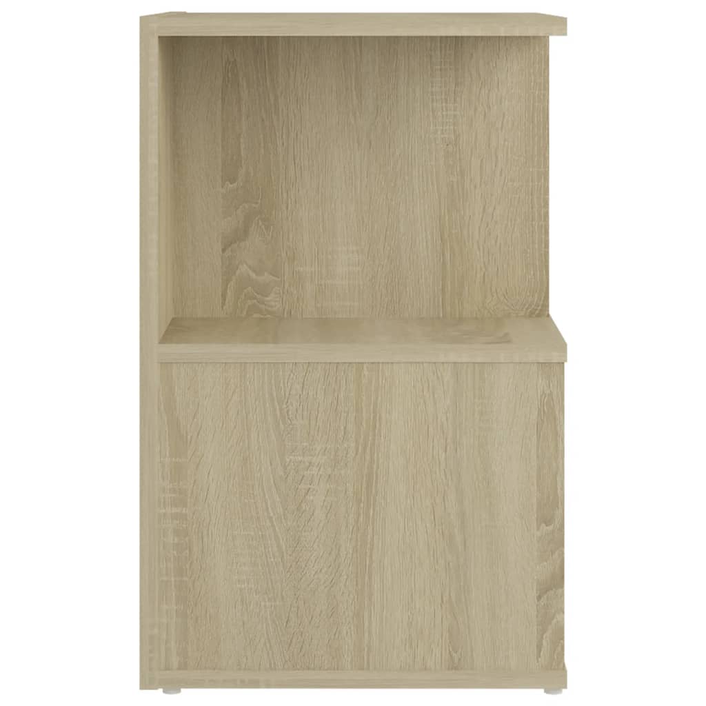 NNEVL Bedside Cabinets 2 pcs Sonoma Oak 35x35x55 cm Chipboard