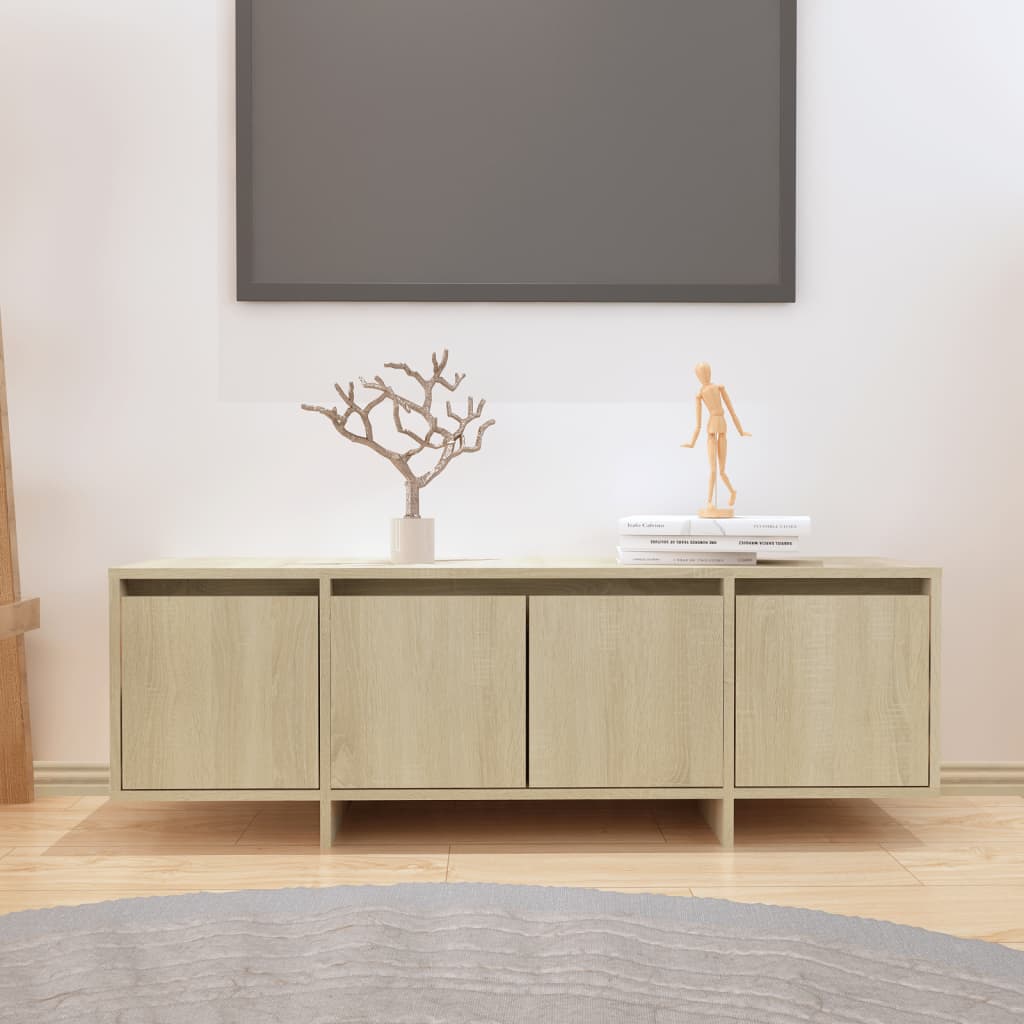 NNEVL TV Cabinet Sonoma Oak 120x30x40.5 cm Engineered Wood