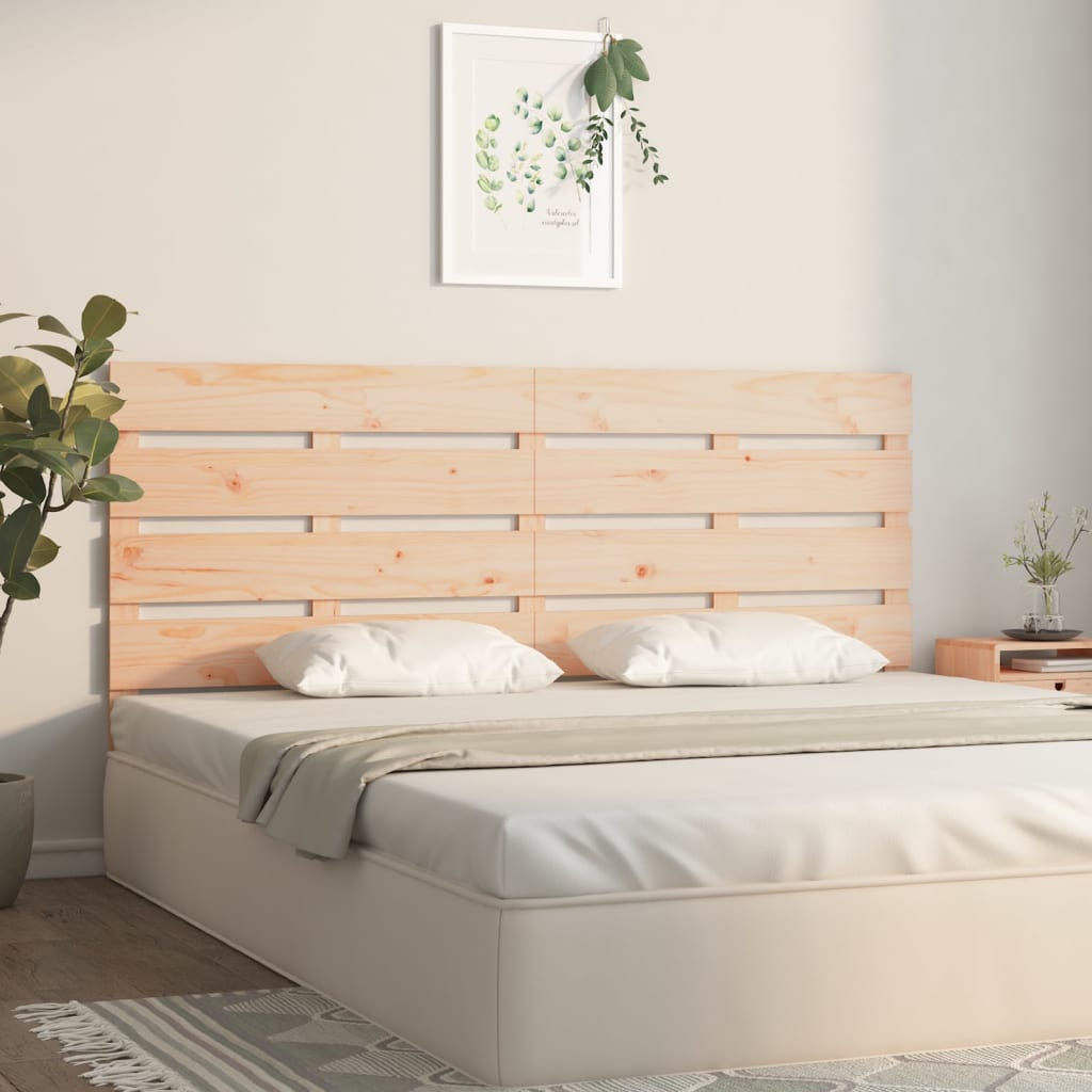 NNEVL Headboard 180x3x80 cm Solid Wood Pine