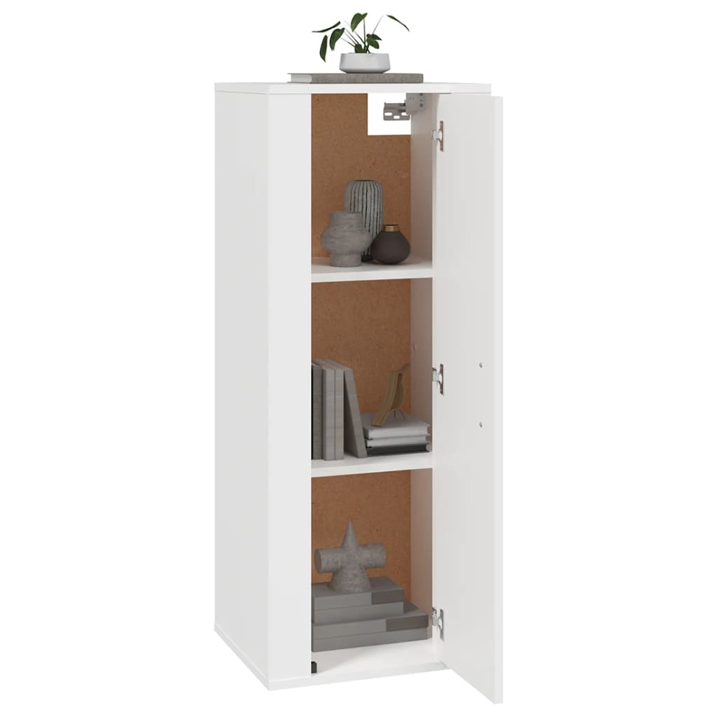 NNEVL Wall Mounted TV Cabinet White 40x34.5x100 cm