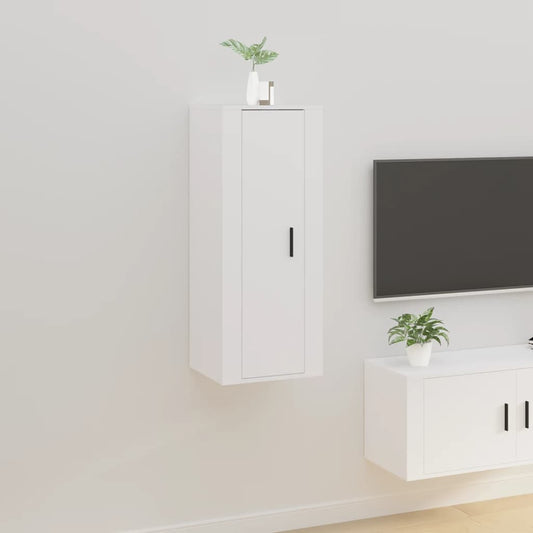 NNEVL Wall Mounted TV Cabinet White 40x34.5x100 cm