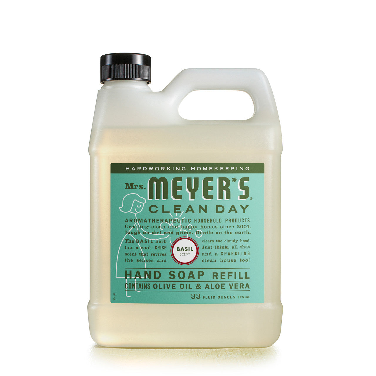 Recharges de savon liquide pour les mains Mrs Meyers (6 x 940 ml)