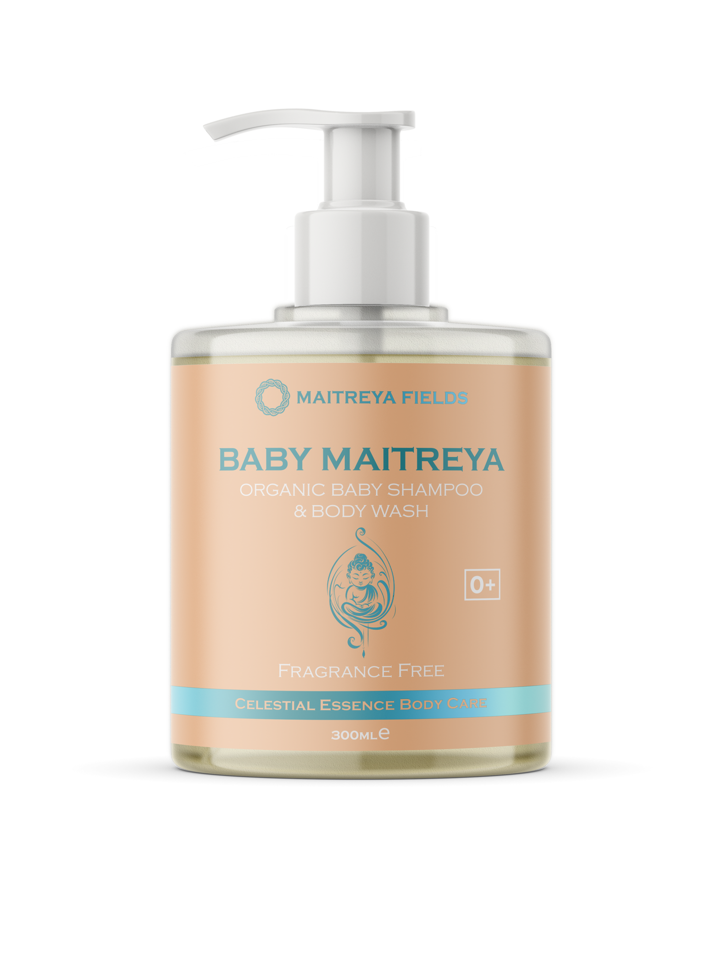 Organic Baby Shampoo & Body Wash, Fragrance Free