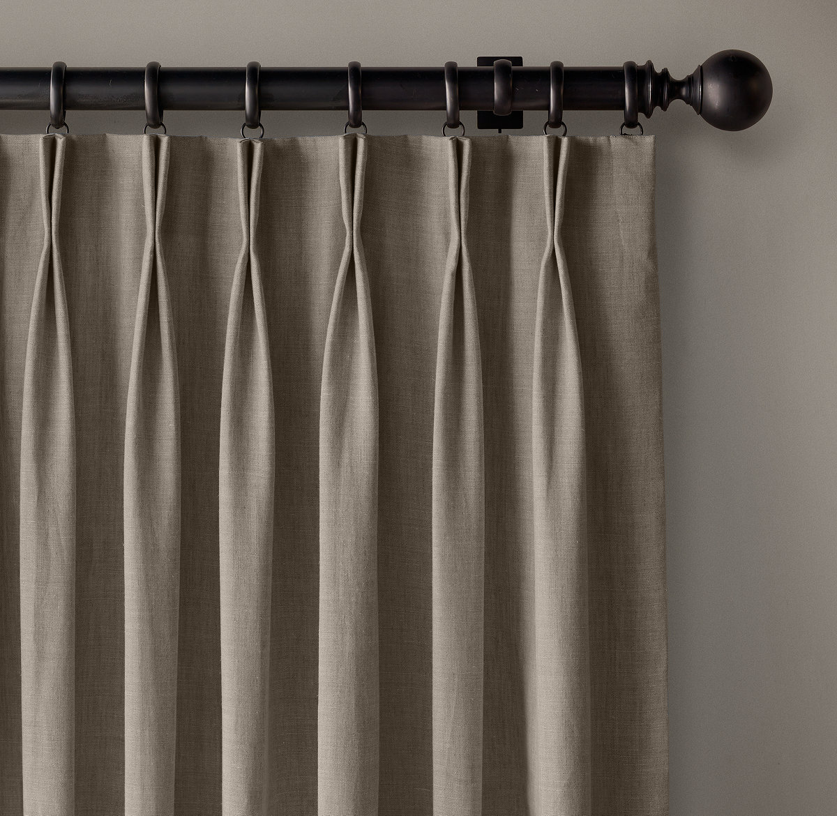 Custom Linen Pinch Pleat Curtains | OEKO-TEX | Single/Pair | Blackout/Lined | 20 Colours