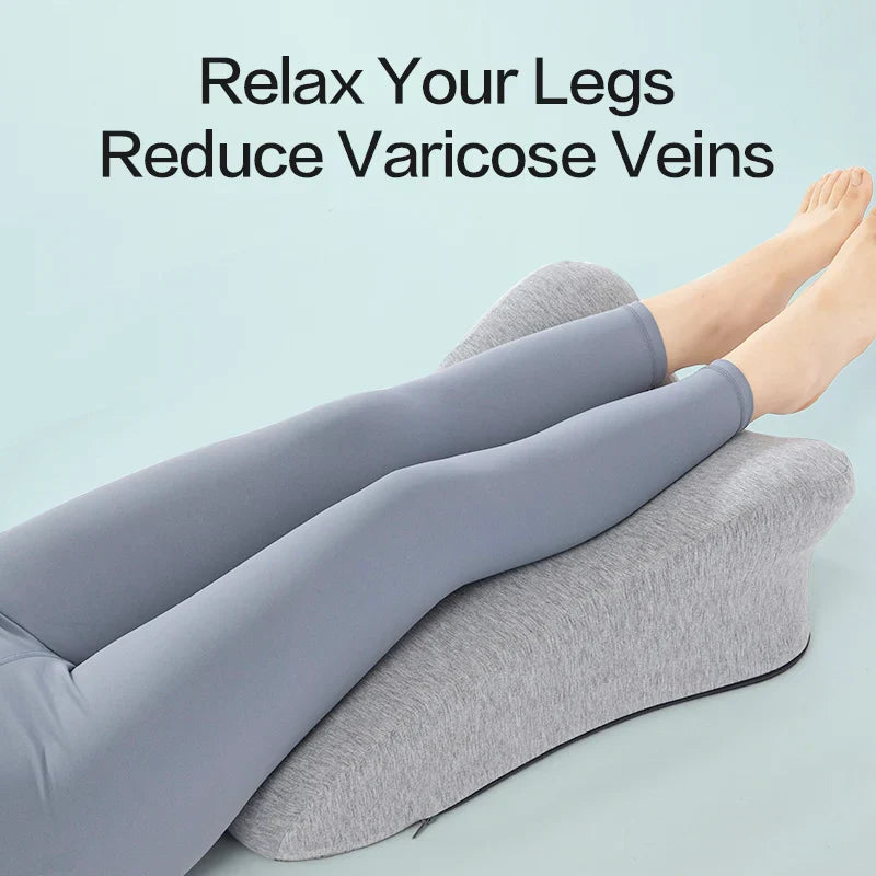 NNEOBA Multifunctional Prone Position Lie Pillow Ergonomic Knit Cushion Grey