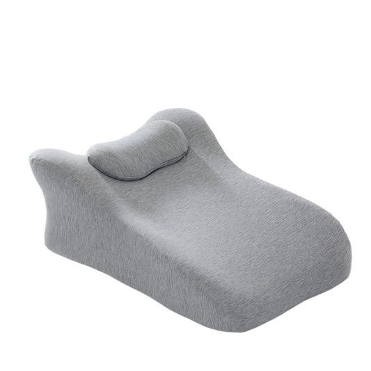 NNEOBA Multifunctional Prone Position Lie Pillow Ergonomic Knit Cushion Grey