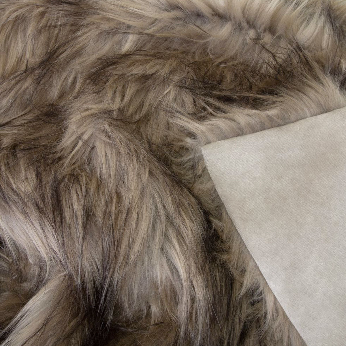 NNEDSZ J Elliot Home Elk Luxury Faux Fur Throw 130 x 160cm