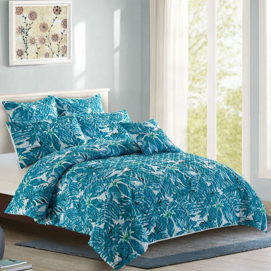 NNEDSZ Georges Fine Linens Eden Quilt Cover Set - Queen