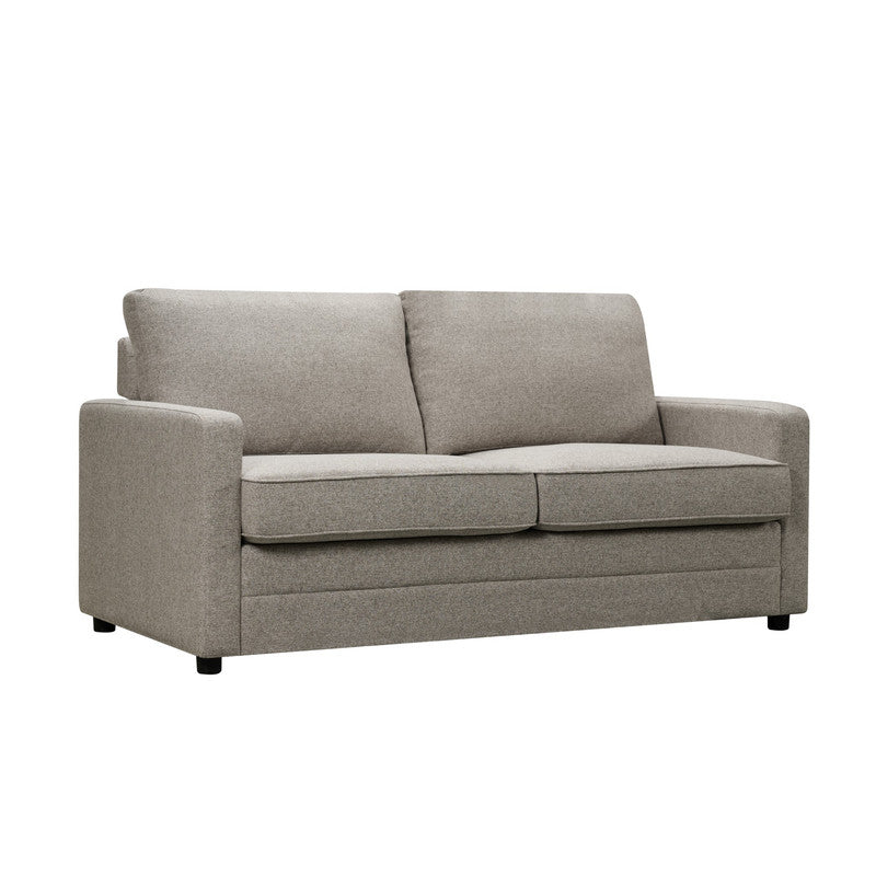 NNEDSZ 2 Seater Sofa bed with Separate Foam Mattress- Light grey