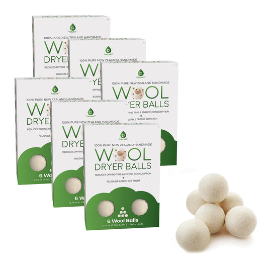 Pursonic 100% Pure New Zealand Wool Dryer Balls - Family Bundle (36 Pack)-0