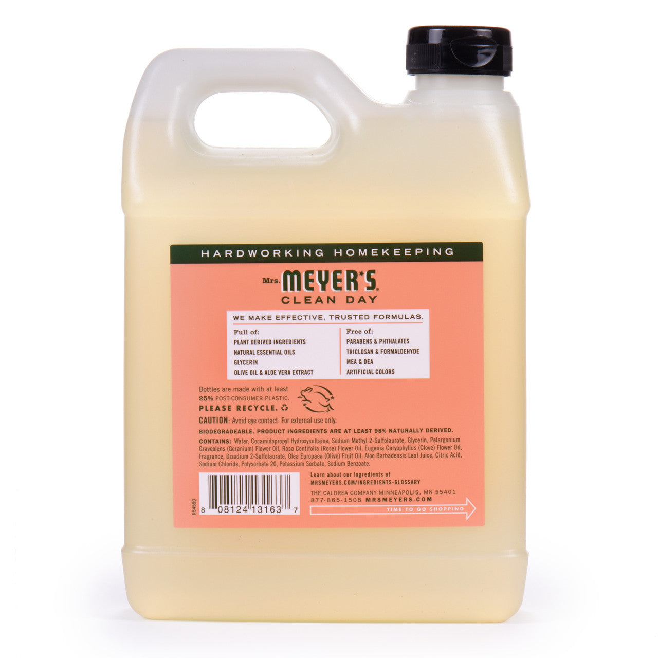 Recharges de savon liquide pour les mains Mrs Meyers (6 x 33 oz)