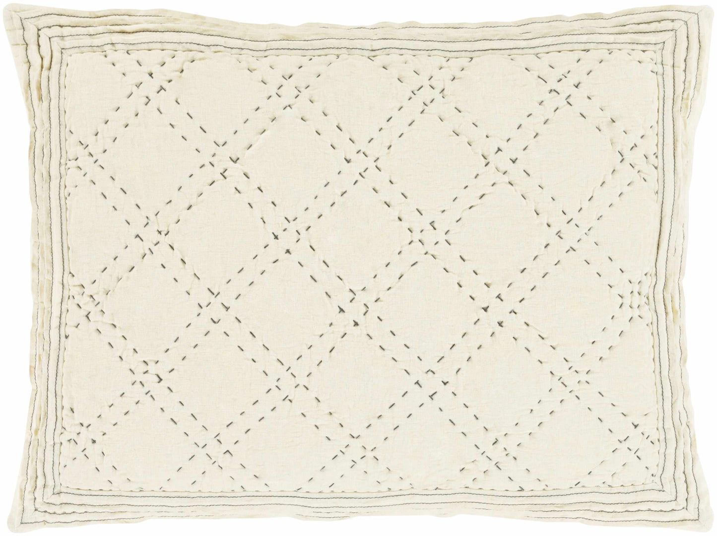 Shadehill Beige Diamond Pattern Bedding Set